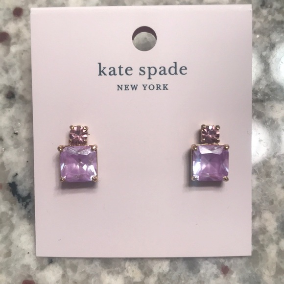 kate spade Jewelry - NWT Kate Spade Lilac Earrings